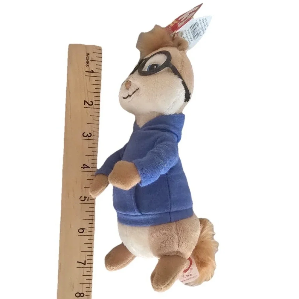 Simon Ty Beanie Babies Plush Alvin And The Chipmunks The Squeakquel 2010 New